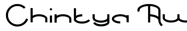 Chintya Awuy font preview